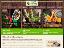 Tablet Screenshot of earthfarms.com